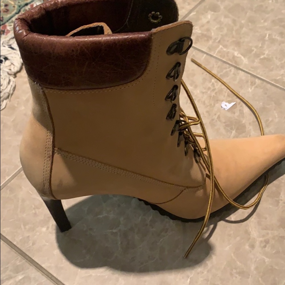 Beige Jlo boots